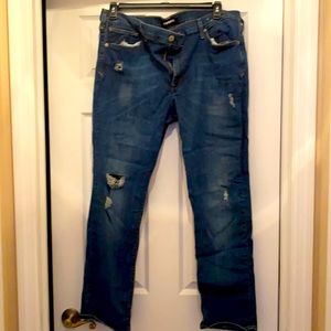 Express Cropped Plus Size Jeans